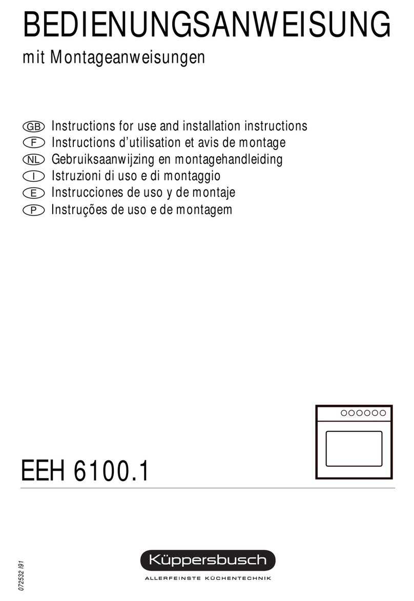 Küppersbusch EEH 6100.1 Quick setup guide