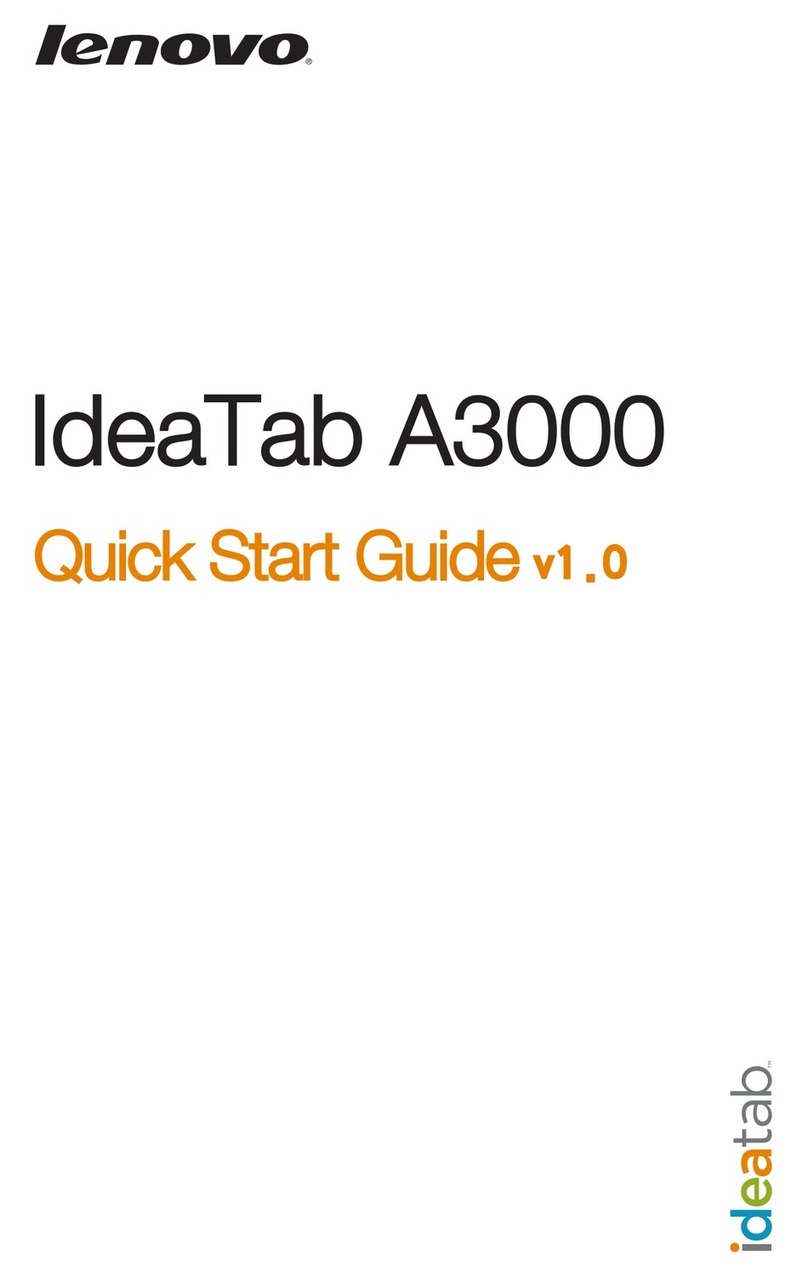 Lenovo IdeaTab A3000 User manual