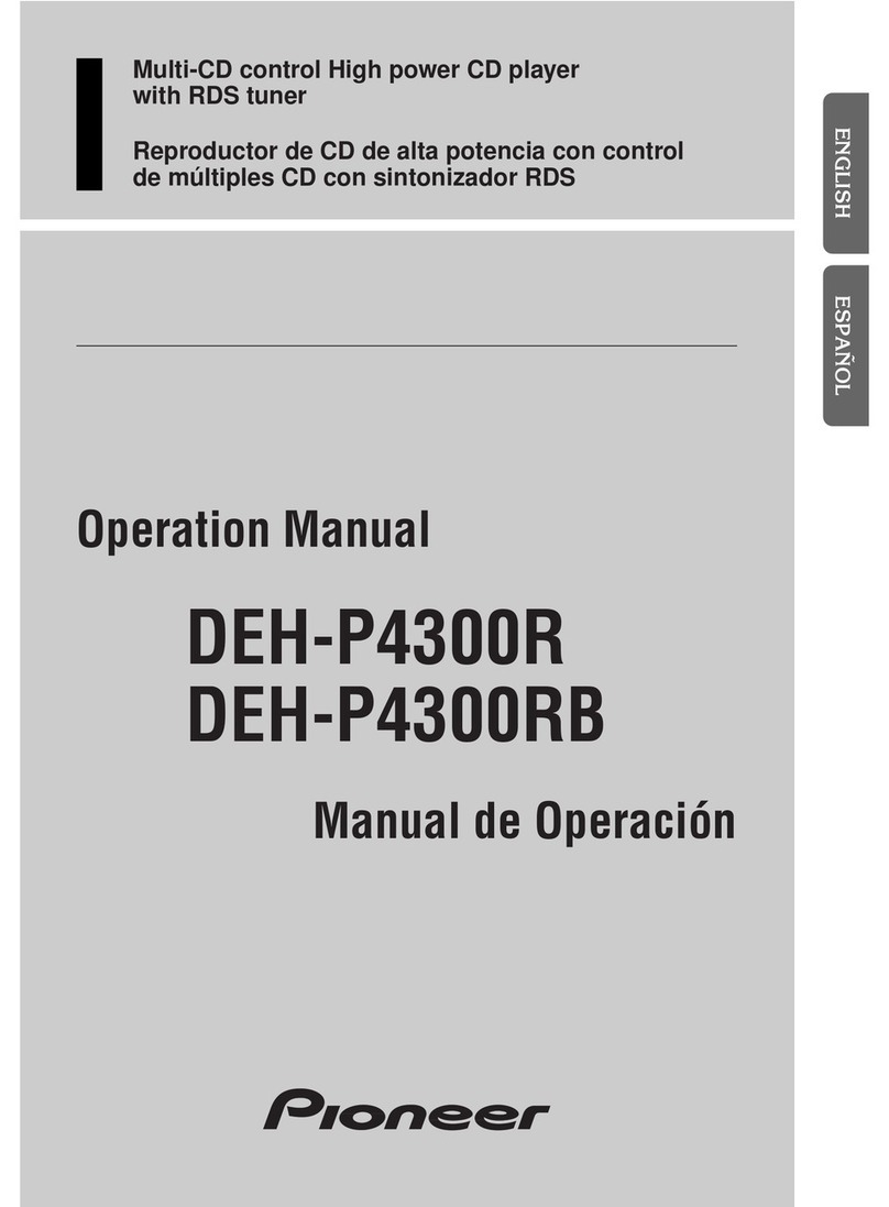 Pioneer DEH-P4300R User manual