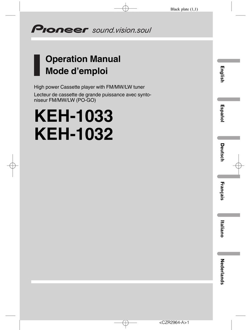 Pioneer KEH-1032 Operation manual