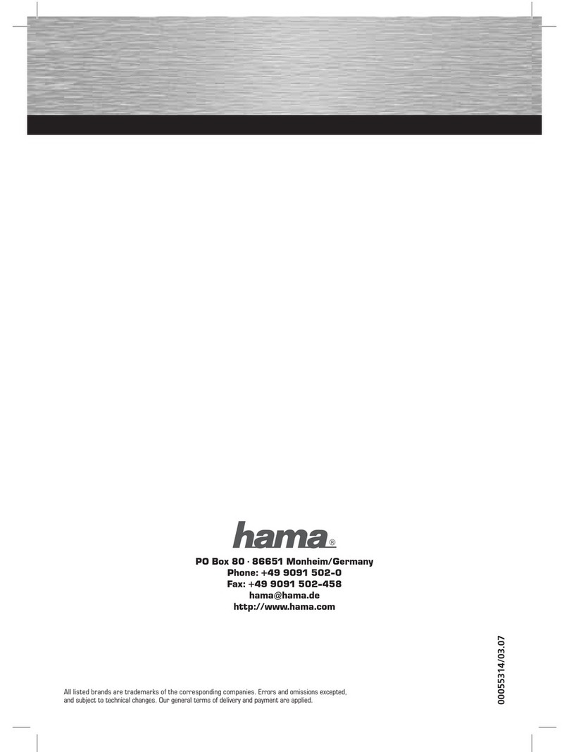 Hama 55314 operating instructions