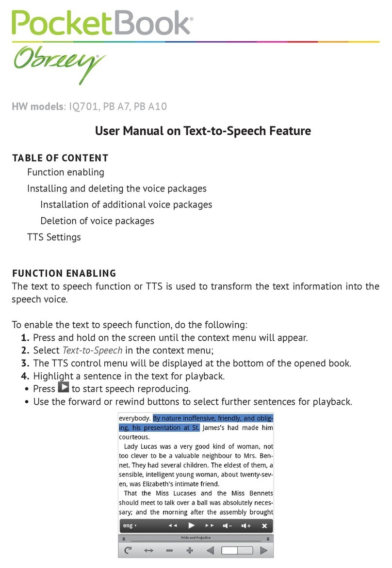 Pocketbook Obreey IQ701 user manual