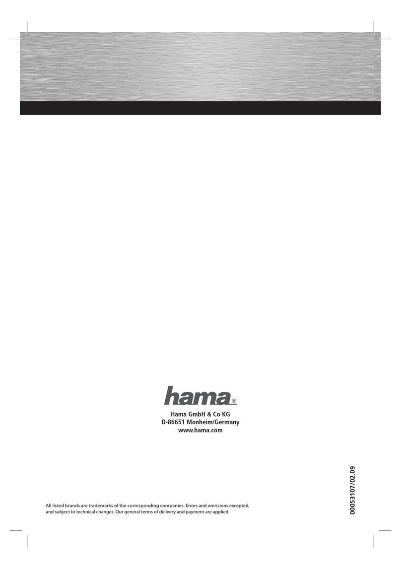 Hama 53107 Operating	 instruction