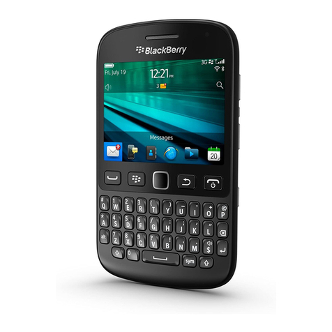 Blackbe;rry 9720 User manual