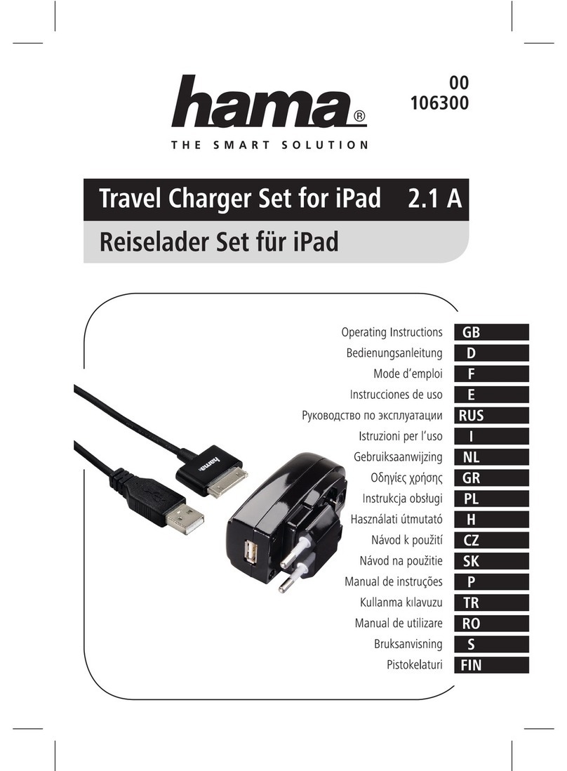 Hama 106300 Operating	 instruction