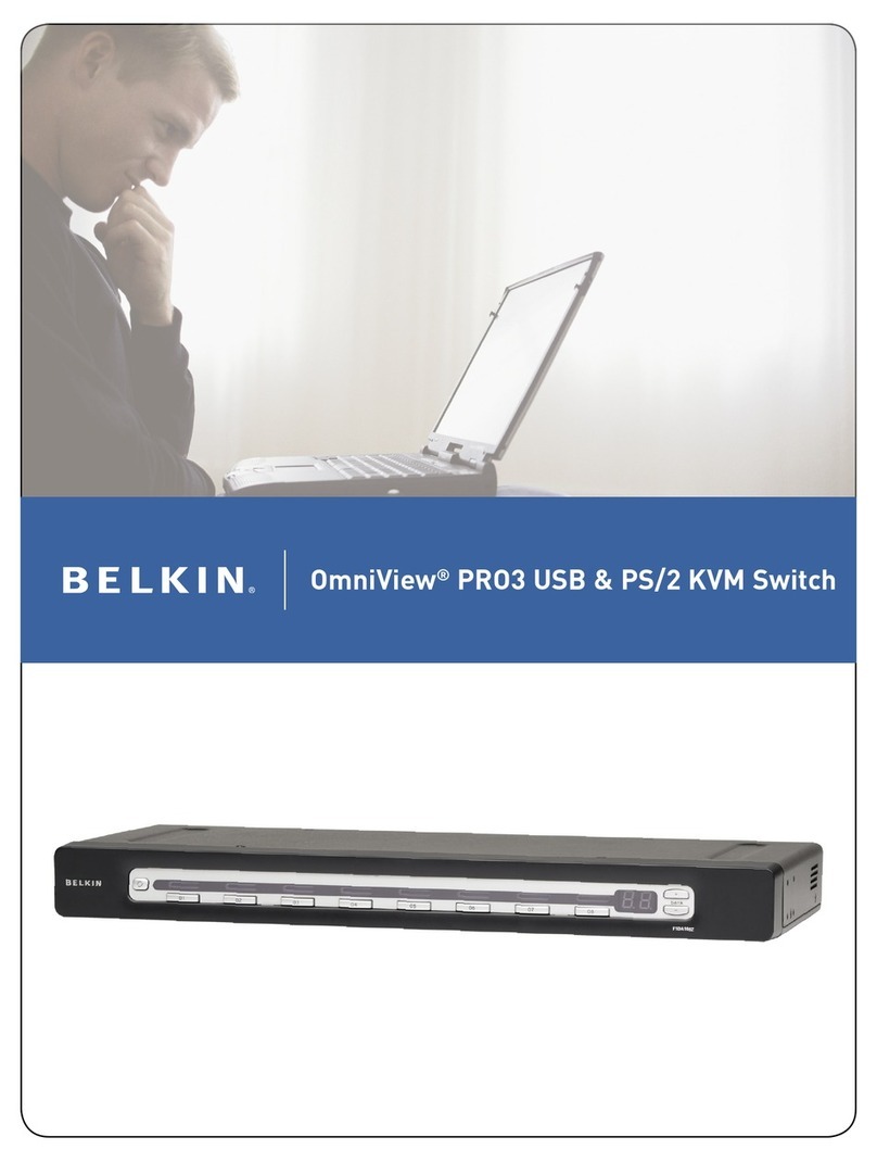 Belkin OmniView Dual-User PRO3 User manual