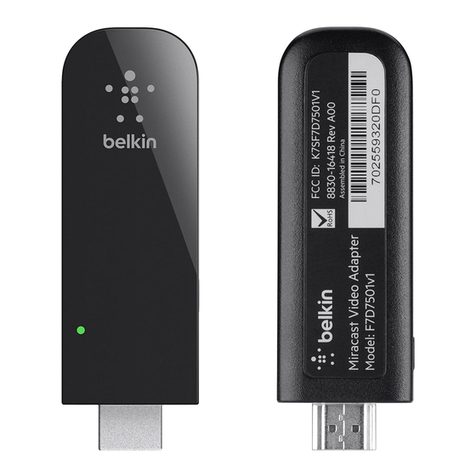 Belkin F7D7501v1 User manual