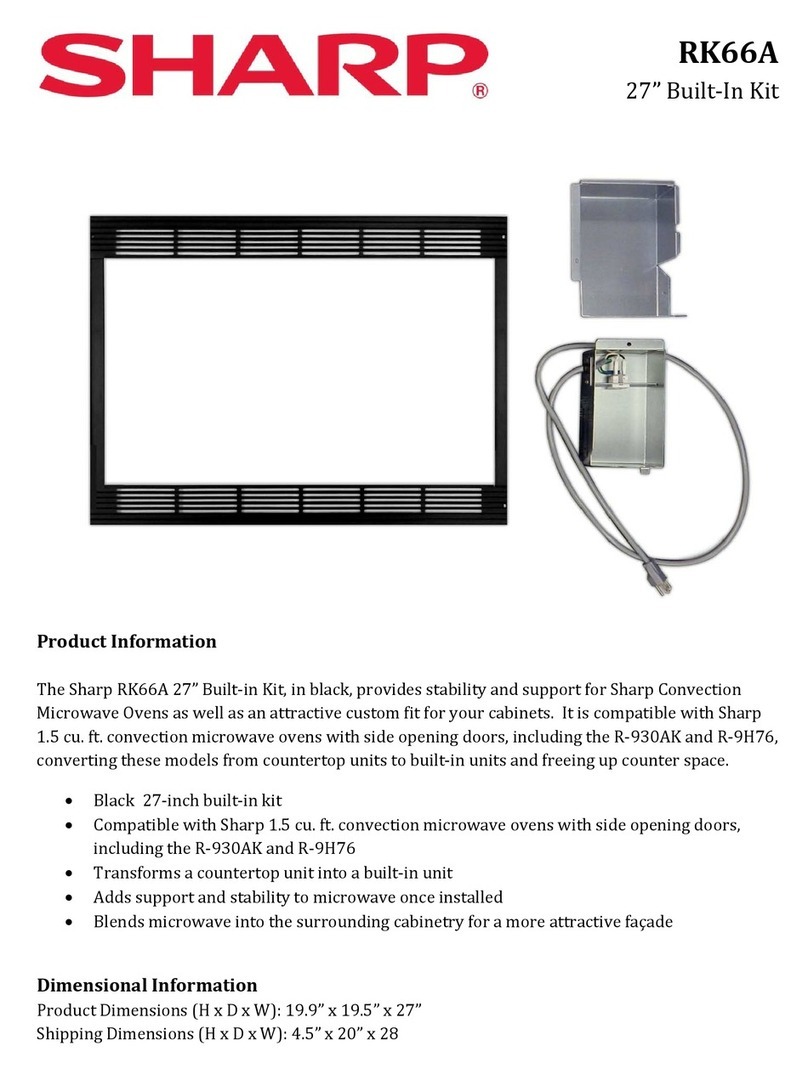 Sharp RK66A User manual