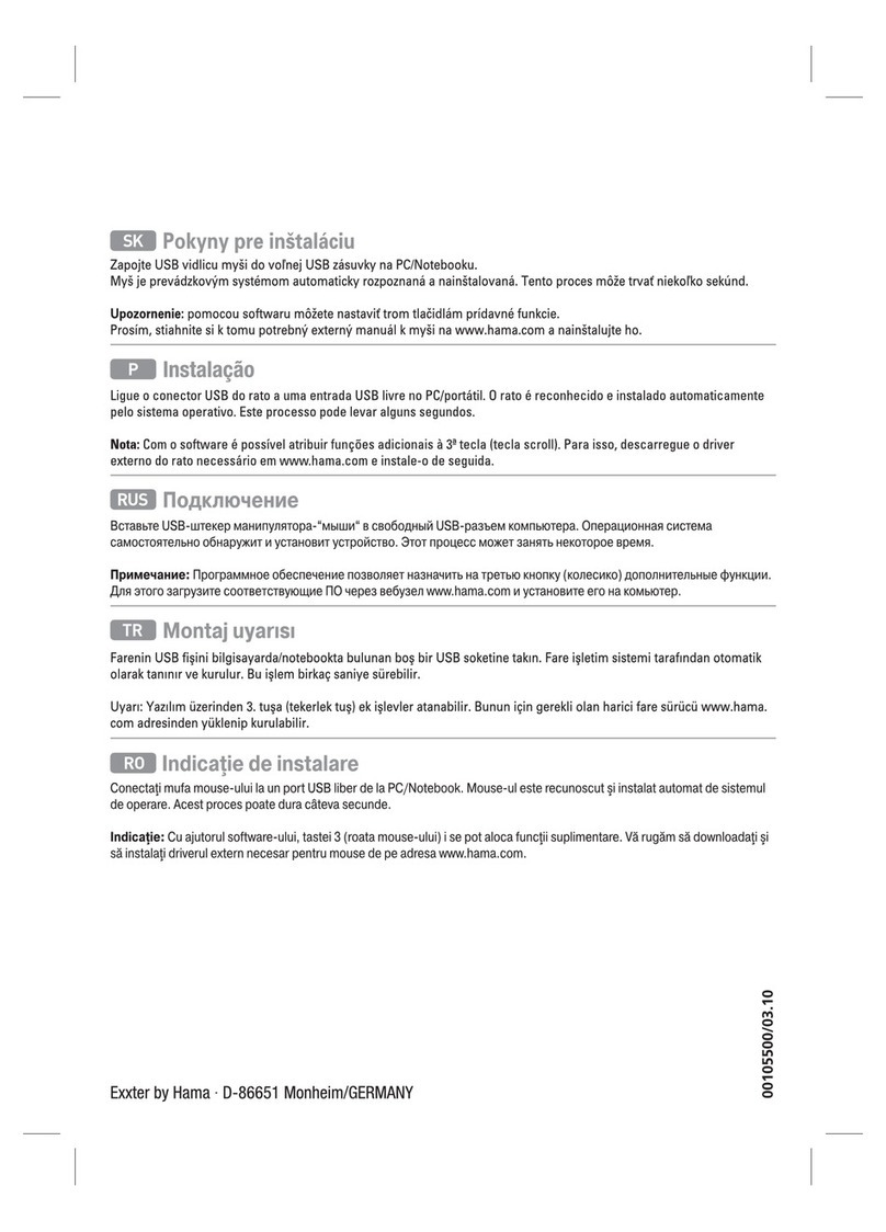 Exxter 105500 User manual