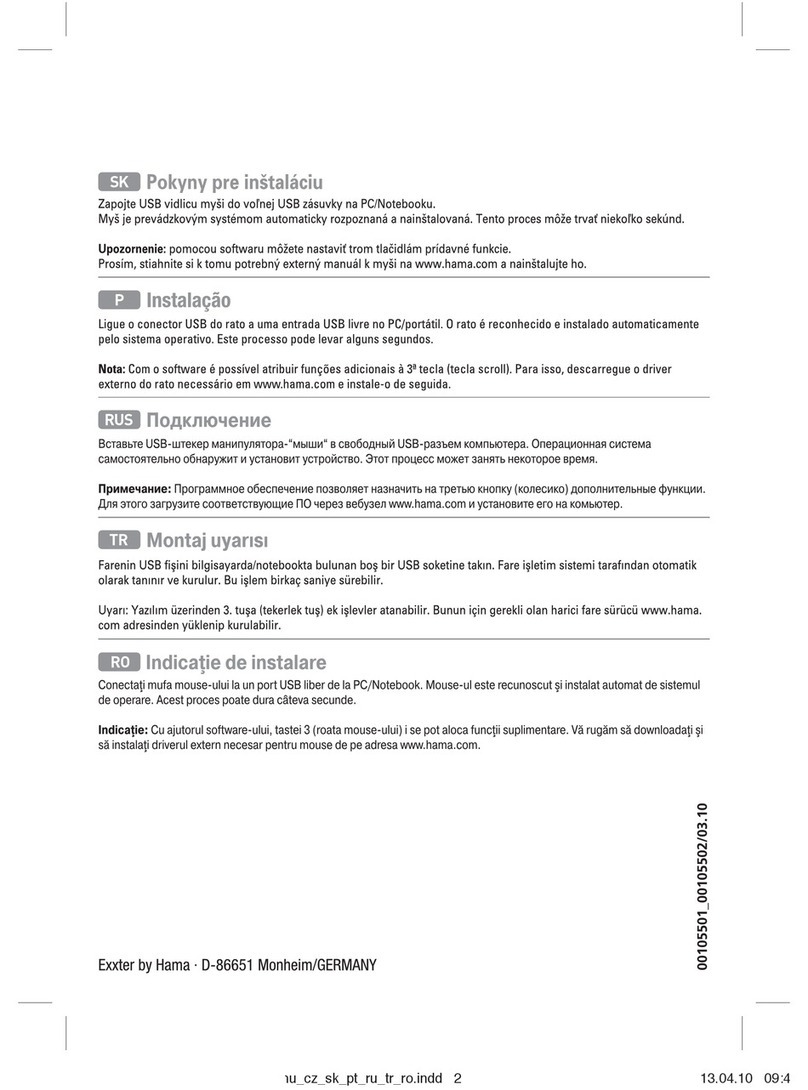 Exxter 105502 User manual