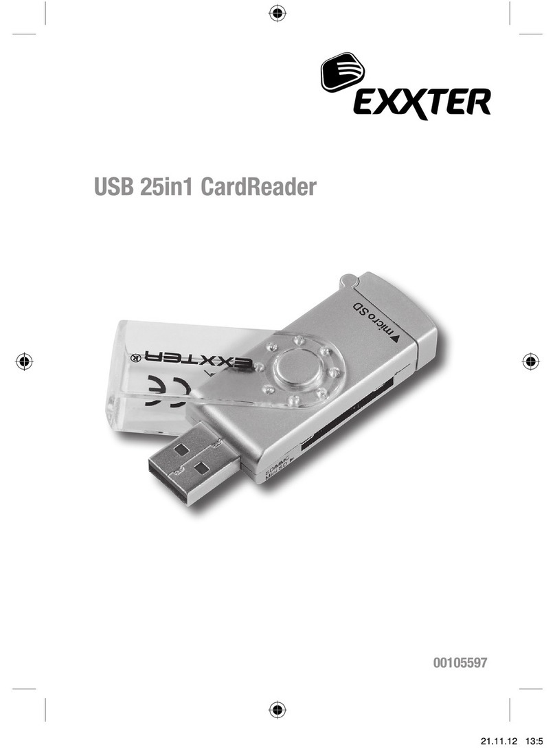 Exxter 105597 User manual