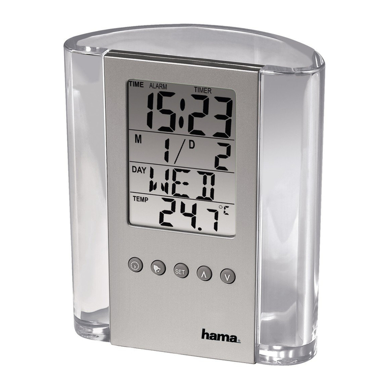 Hama LCD Thermometer operating instructions