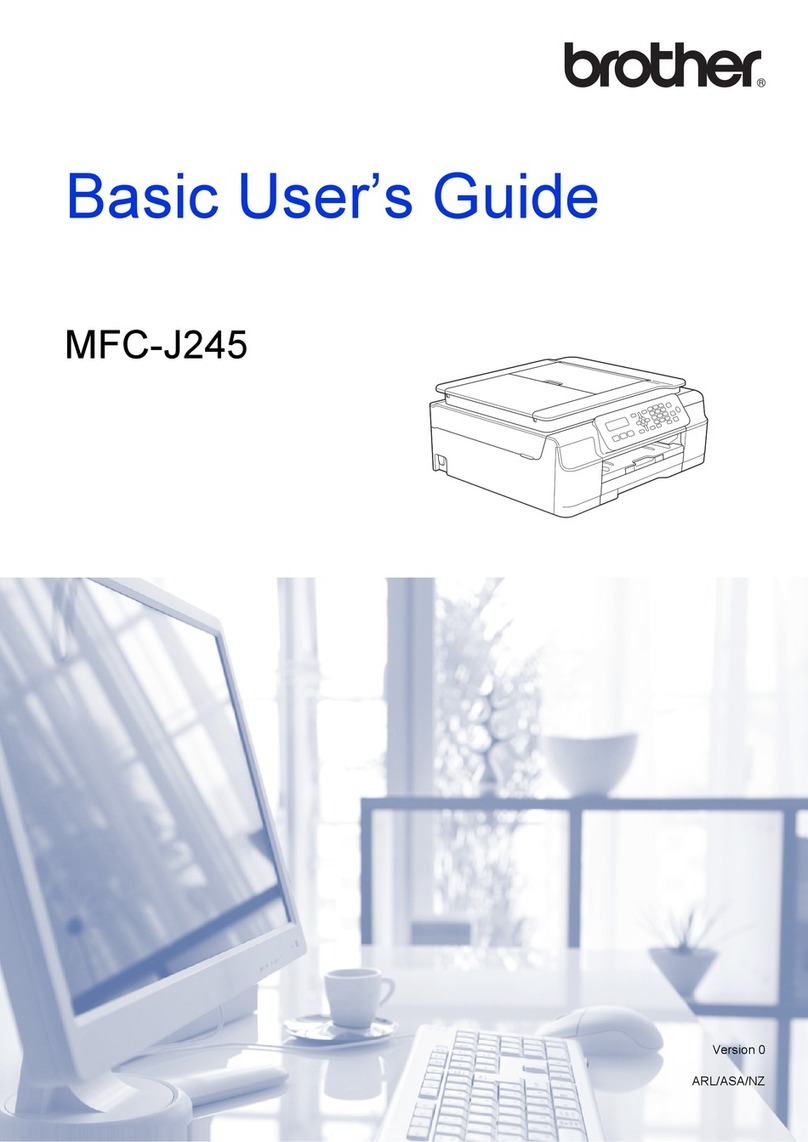 Brother MFC-J245 Operating and maintenance manual