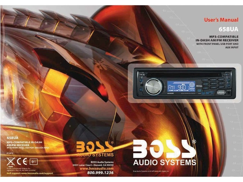 Boss Audio Systems 658UA user manual