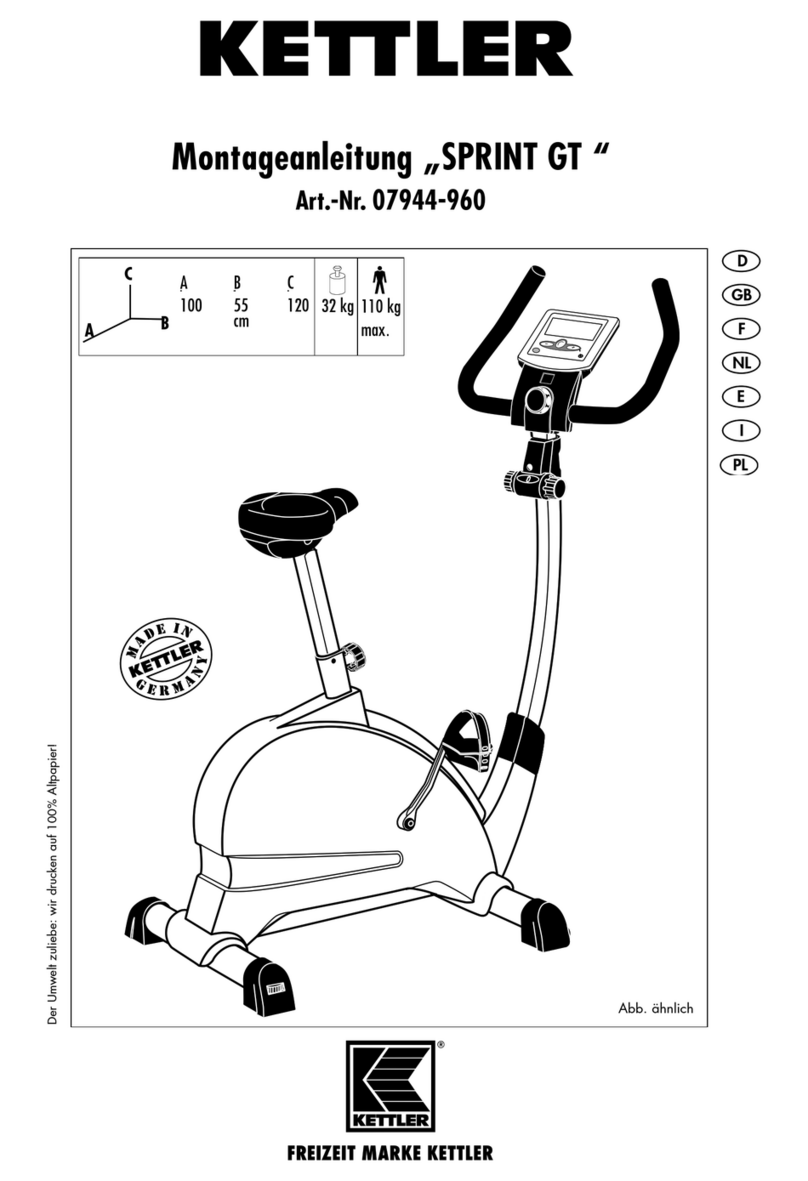 Kettler Sprint GT Assembly instructions Kettler Sprint GT Assembly instructions