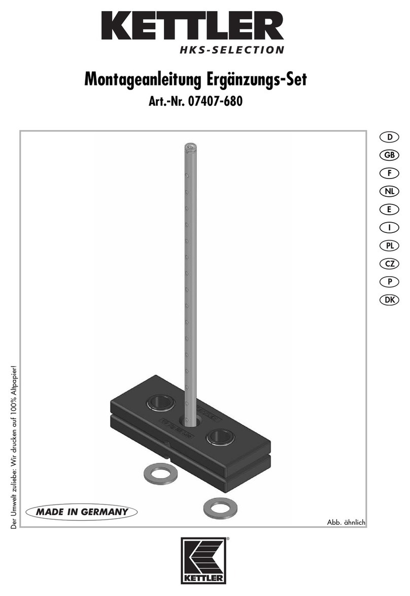 Kettler 07407-680 Assembly instructions