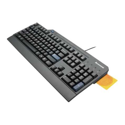 Lenovo USB Smartcard Keyboard User manual