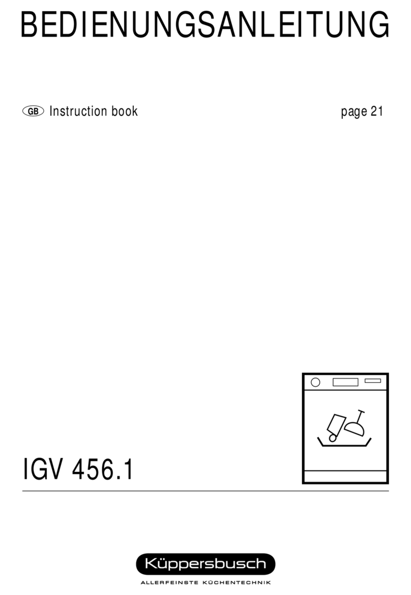 Küppersbusch IGV 456.1 Instruction book