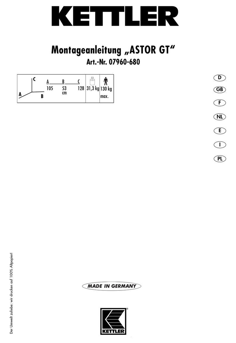 Kettler Astor GT Assembly instruction