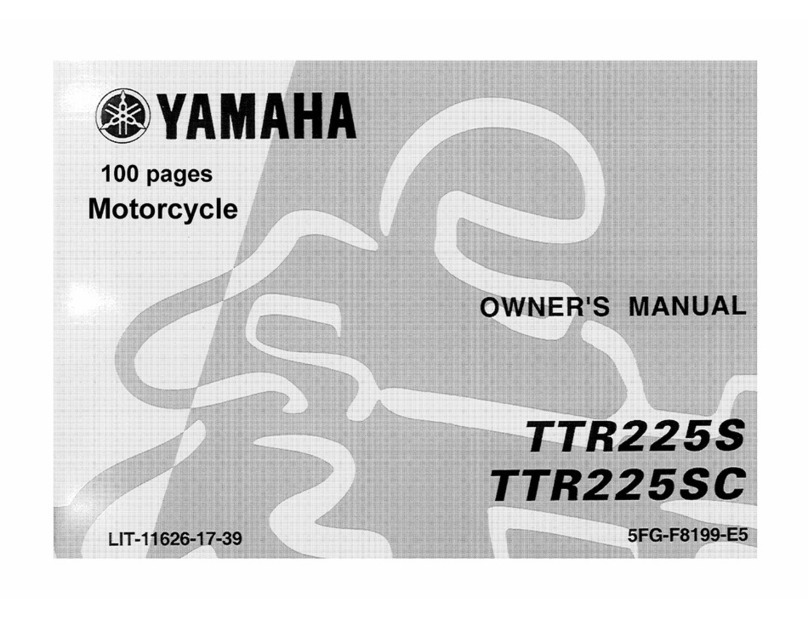 Yamaha TTR225S owner's manual
