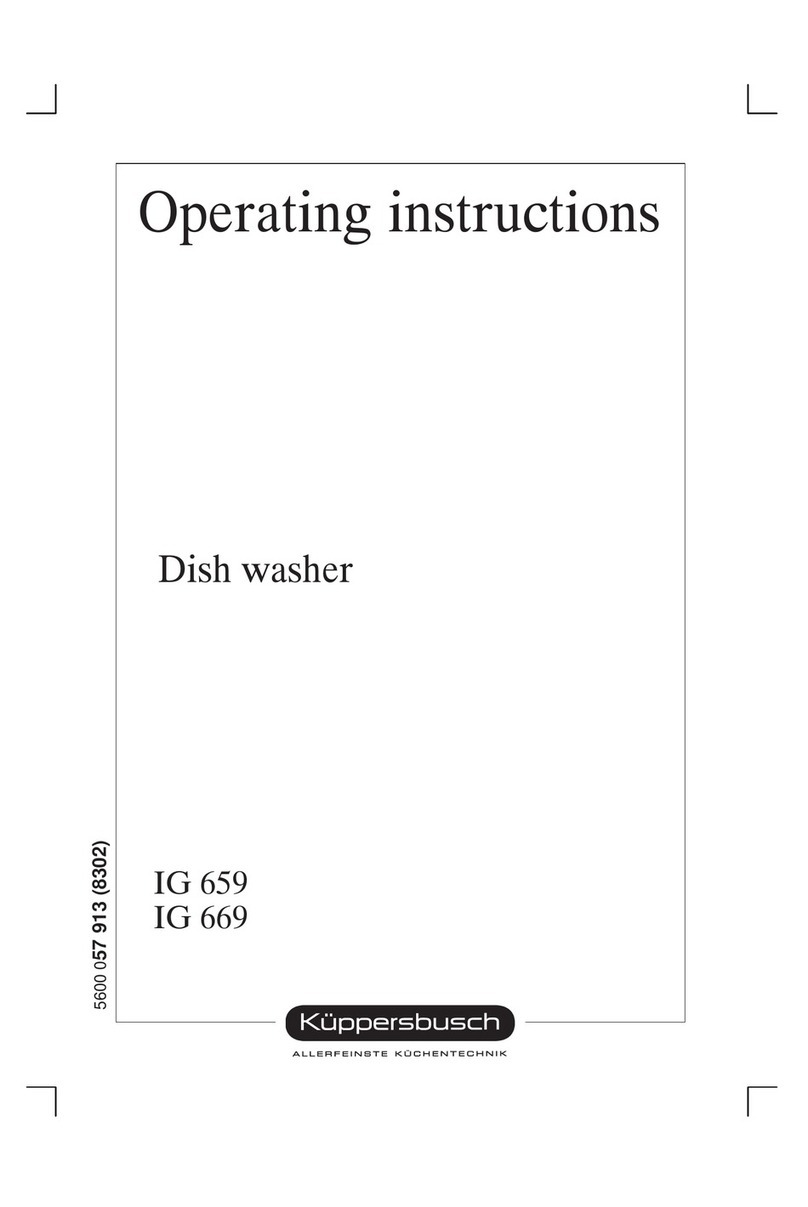 Kuppersbusch IG 659 operating instructions