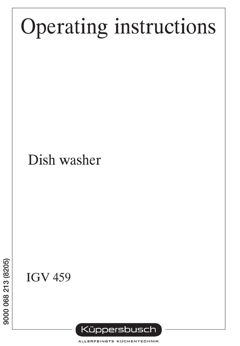 Küppersbusch IGV 459 Series operating instructions