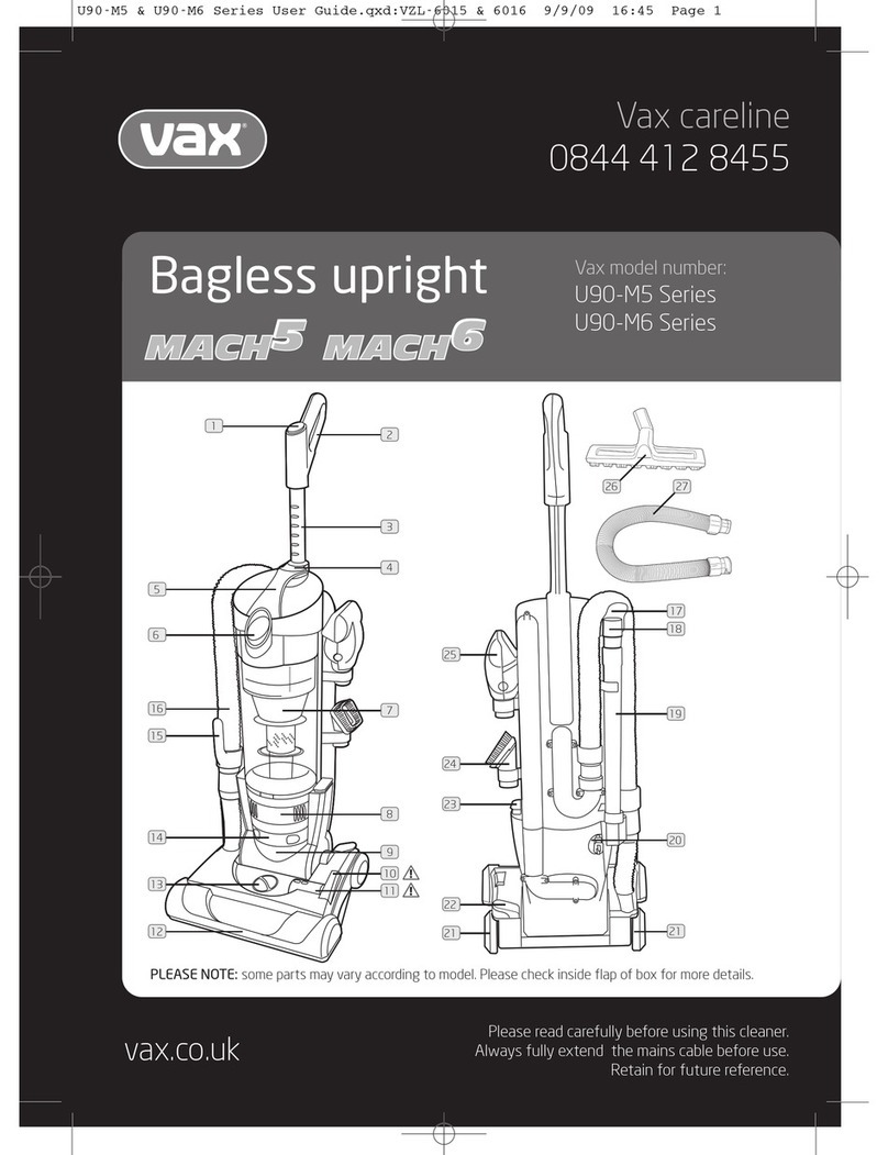 Vax U90-M5 Series user guide