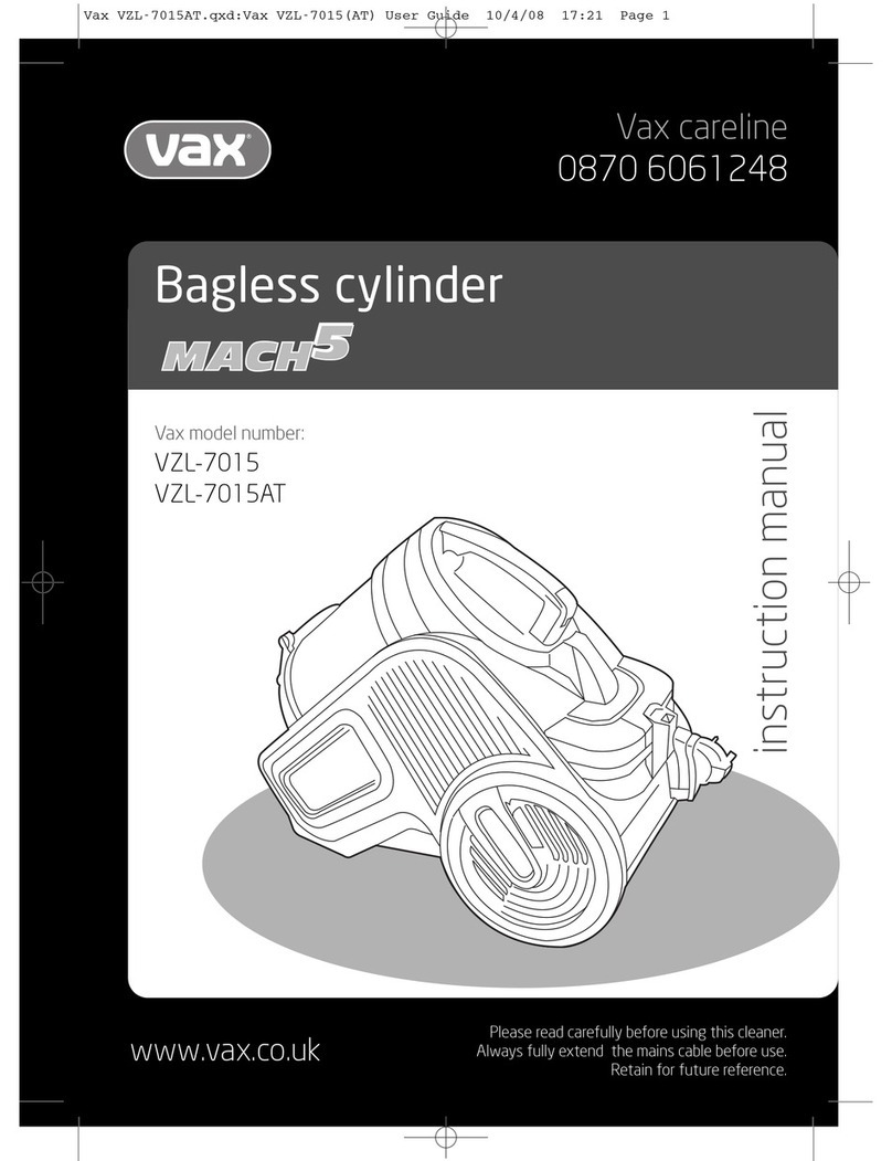Vax MACH-5 VZL-7015 User manual