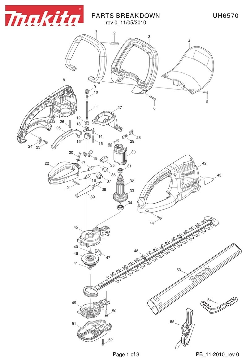 Makita UH6570 User manual Makita UH6570 User manual