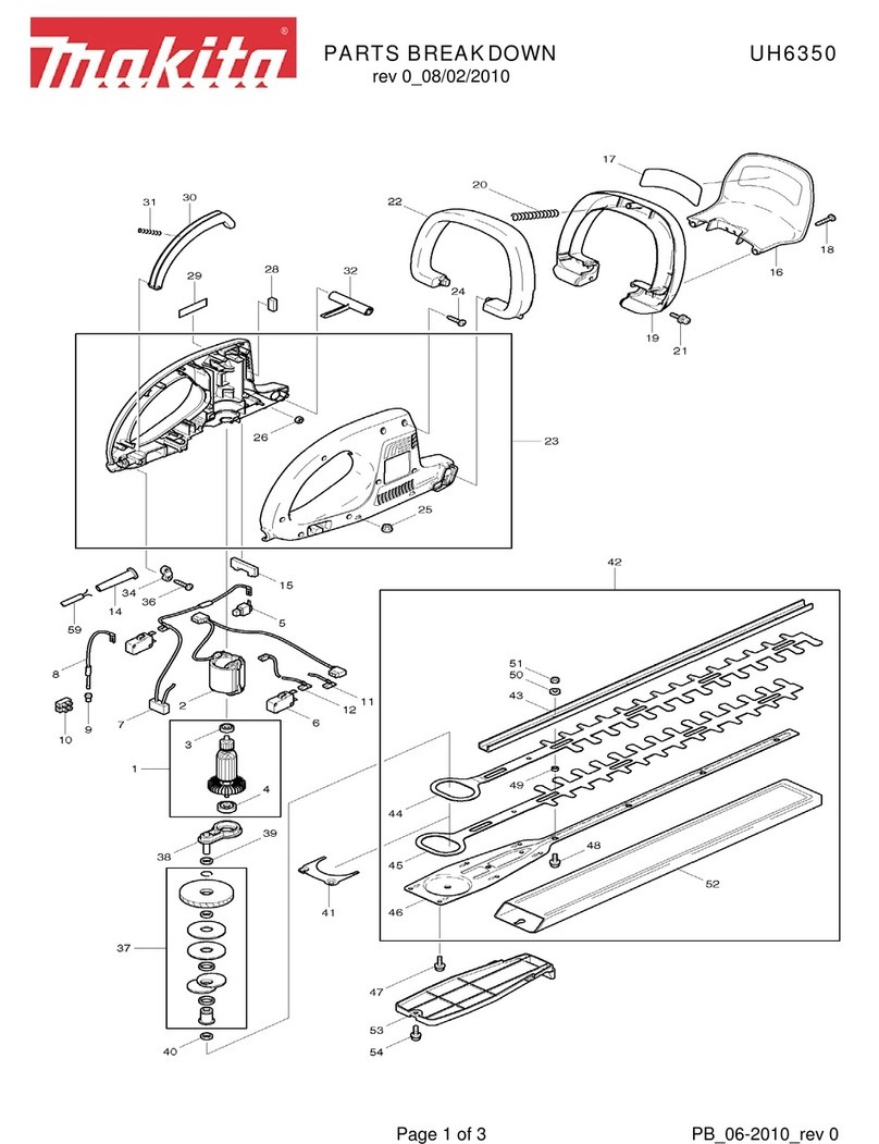 Makita UH 6350 User manual
