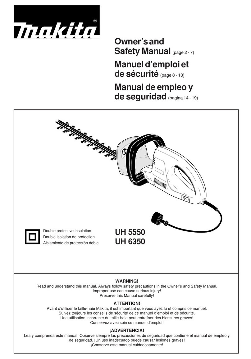 Makita UH 6350 Instruction Manual