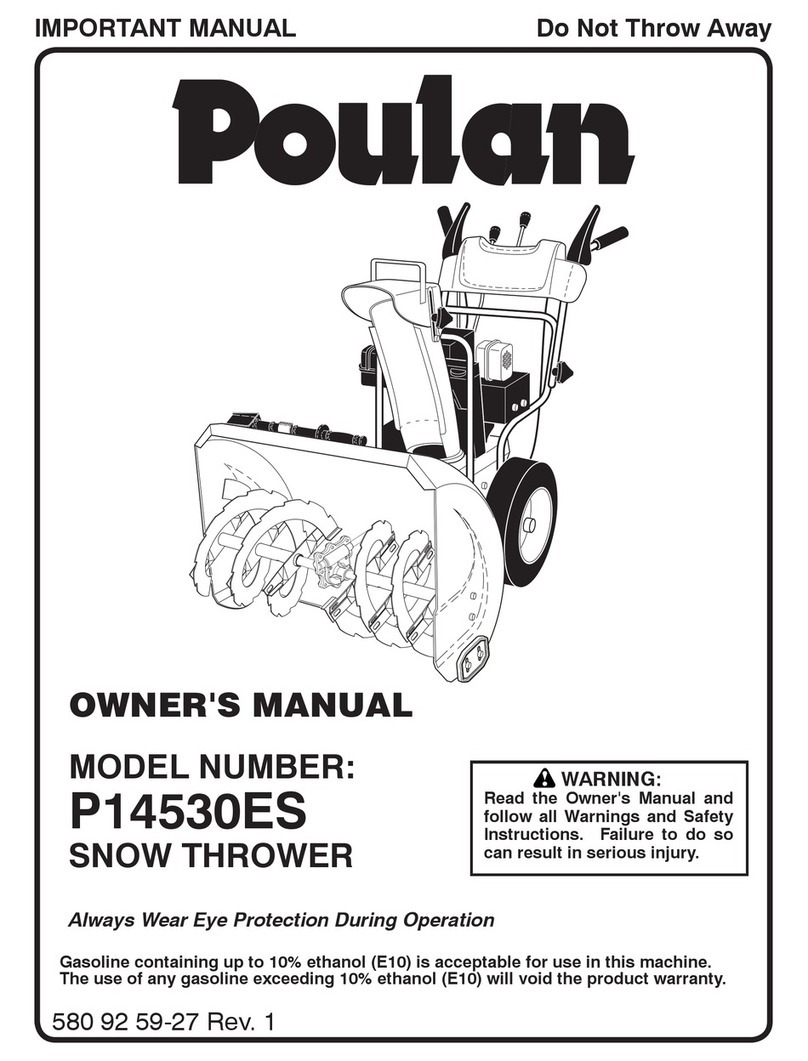 Poulan Pro P14530ES user manual