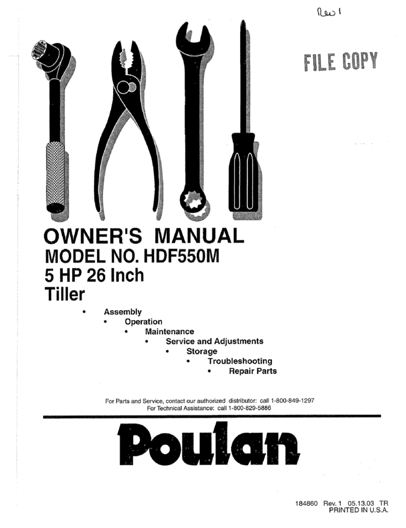 Poulan Pro HDF550M User manual