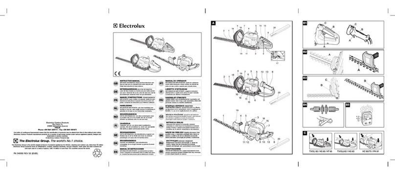 Electrolux HT65 User manual
