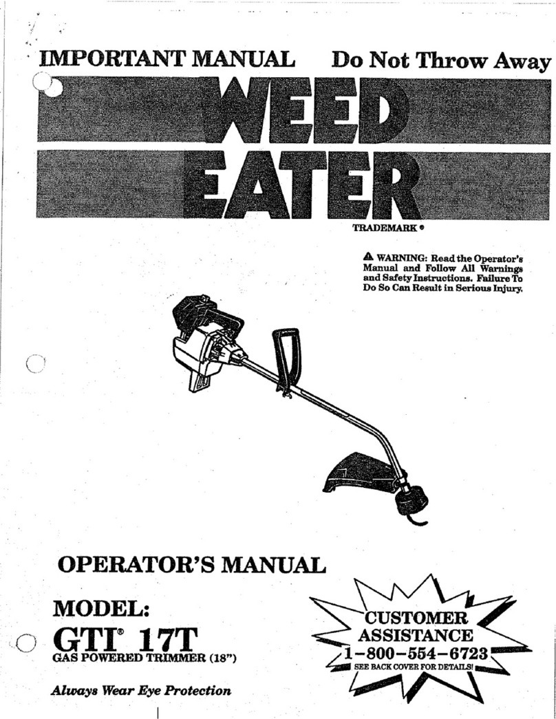 Poulan Pro GTI17T user manual