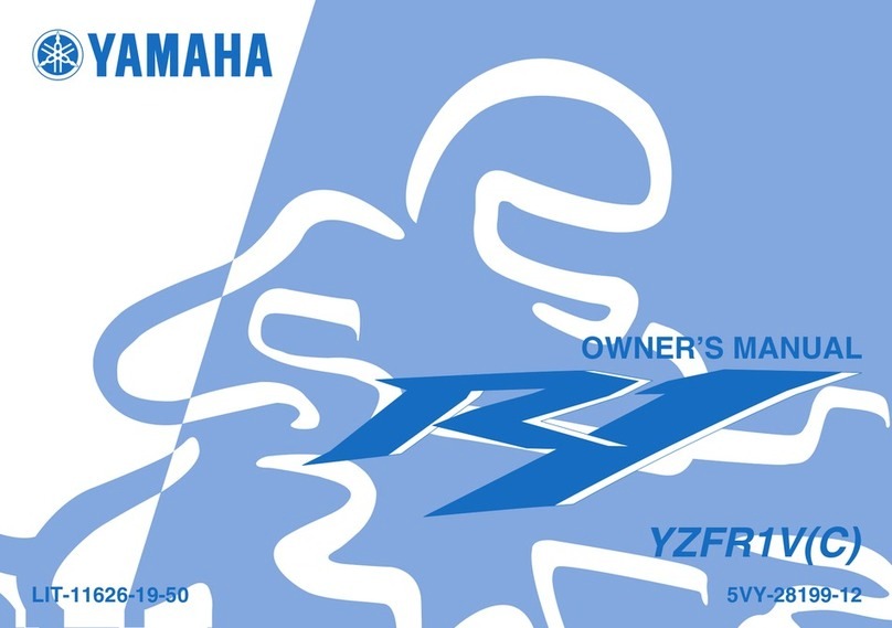 Yamaha YZFR1V(C) User manual