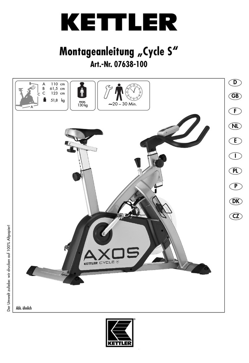 Kettler Cycle S User manual