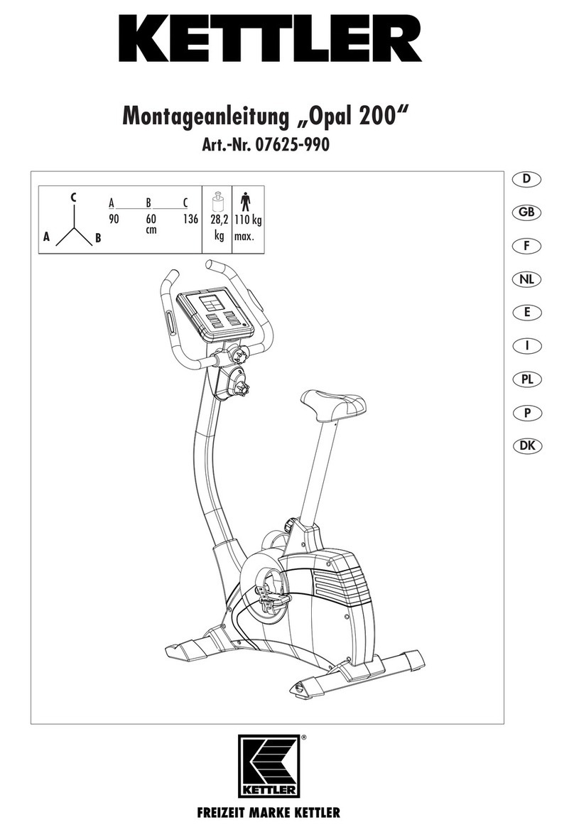 Kettler Opal 200 Assembly instructions Kettler Opal 200 Assembly instructions
