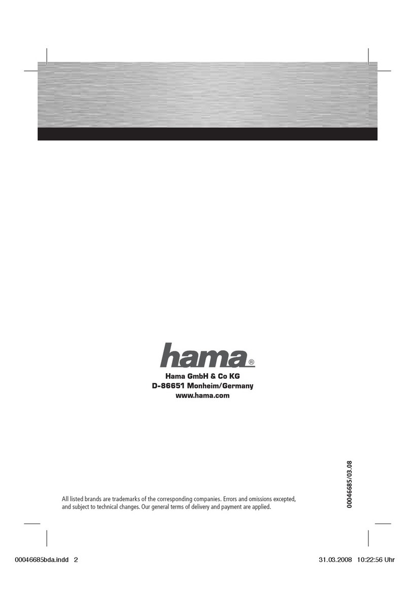 Hama 46685 operating instructions