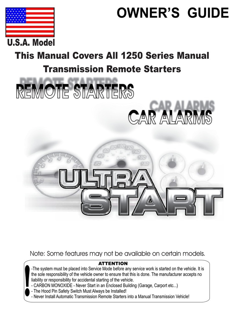 Ultra Start 1250 SERIES User manual