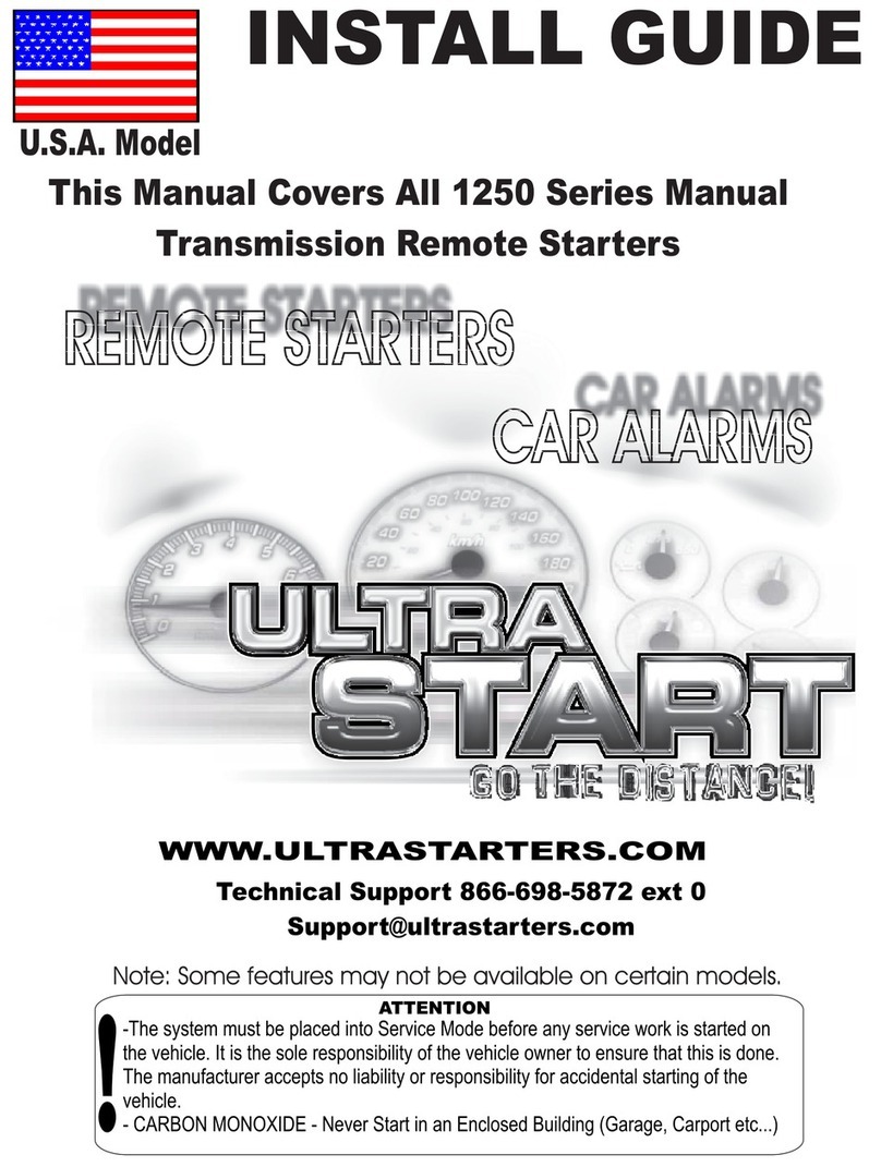 Ultra Start 1250 SERIES User manual