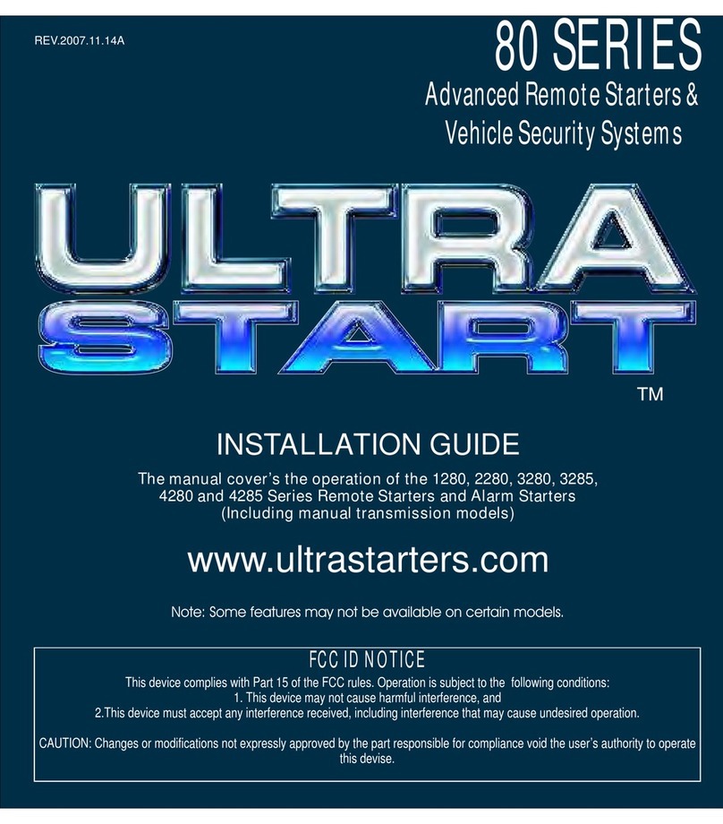 Ultra Start 1280 series installation guide Ultra Start 1280 series installation guide