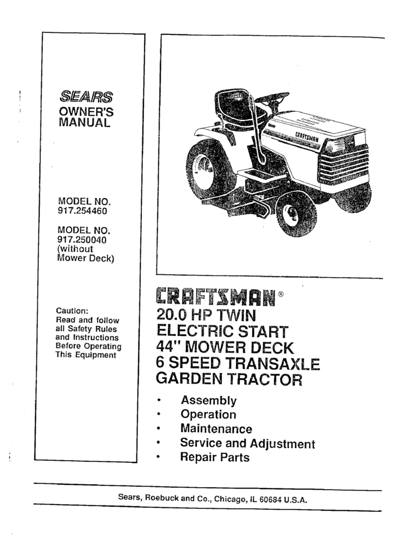 Craftsman 917.254460 User manual Craftsman 917.254460 User manual