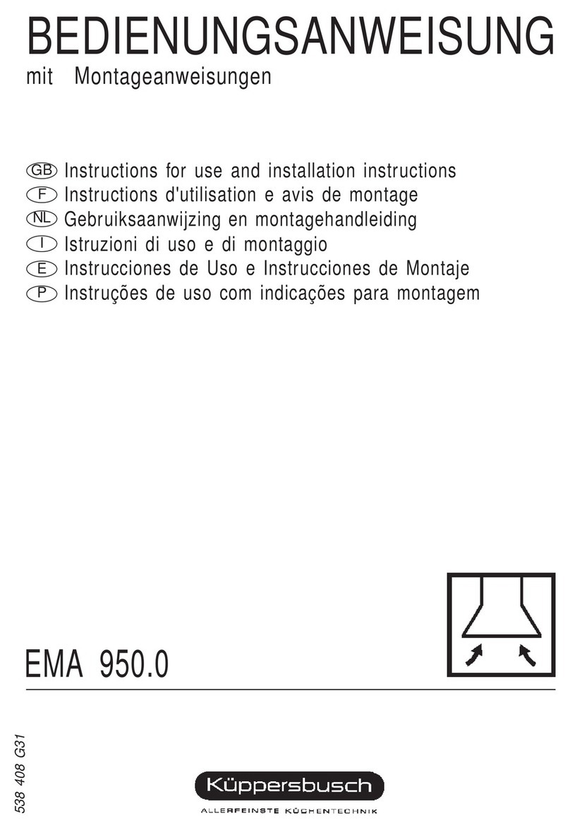 Küppersbusch EMA 950.0 Quick setup guide