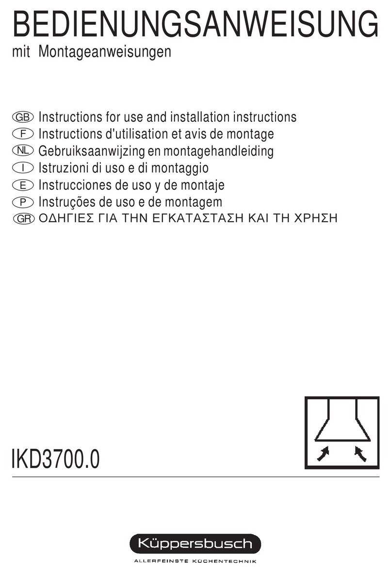 Küppersbusch IKD3700.0 Quick setup guide