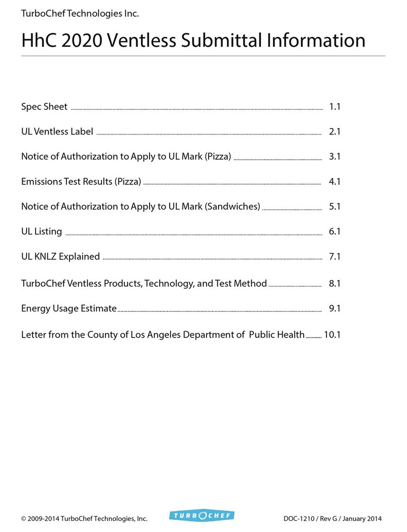 TurboChef HIGH h 2020 Owner's manual