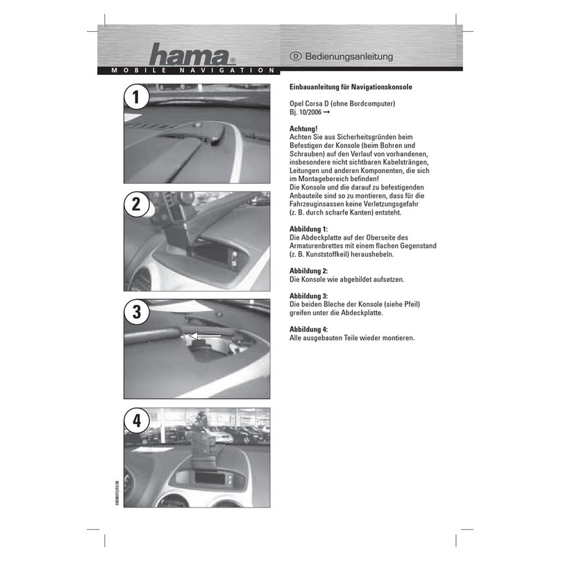 Hama MY 10/2006 operating instructions