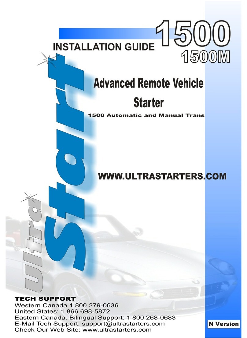Ultra Start 1500 SERIES installation guide