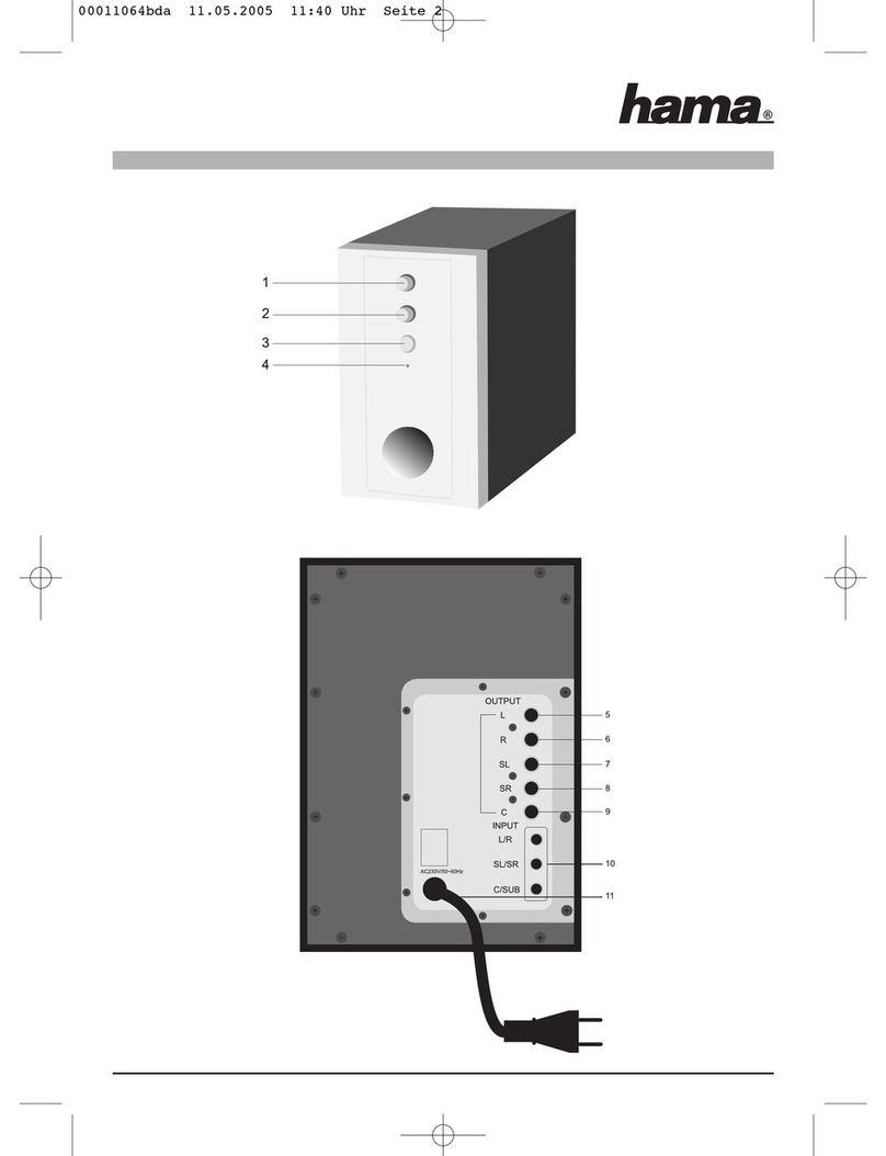 Hama 11064 Operating	 instruction