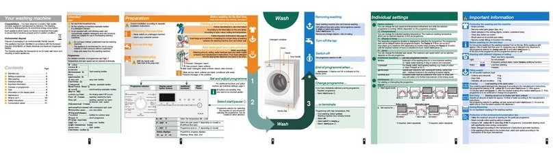 Siemens WM08E460BC operating instructions